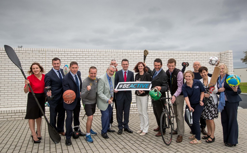 REPRO FREE***PRESS RELEASE NO REPRODUCTION FEE*** Sport Ireland Launch the European Week of Sport in Ireland, The National Sports Campus, Dublin 1/9/2016 Sport Ireland, as the National Coordinating Body for the initiative in Ireland formally launches the European Week of Sport in Ireland with Minister of State for Tourism & Sport, Patrick O’Donovan. Pictured (L-R) Karen Cotter - National Coordinator, Active School Flag, Barry Walsh - Chair Ireland Active, Conn McCluskey - CEO Ireland Active, Darragh Kelly - Parkrun ambassador, Kieran Mulvey - Chairman Sport Ireland, Ronan Toomey - Assistant Principal Office, Health & Wellbeing Programme Department of Health,  Minister of State for Tourism and Sport, Patrick O’Donovan TD, Una May - Director of Participation and Ethics, Sport Ireland, Cormac MacDonnell- Programme Manager, Sport Ireland, Geoff Liffey – CEO Cycling Ireland, Mary Harkin - Programme Director, Go for Life Age + Opportunity, Perry Ogden Chair -Sports Against Racism Ireland, Ide De Bairtiseil - Fingal County Council and Margaret Geraghty - Director of Housing + Community Mandatory Credit ©INPHO/Morgan Treacy