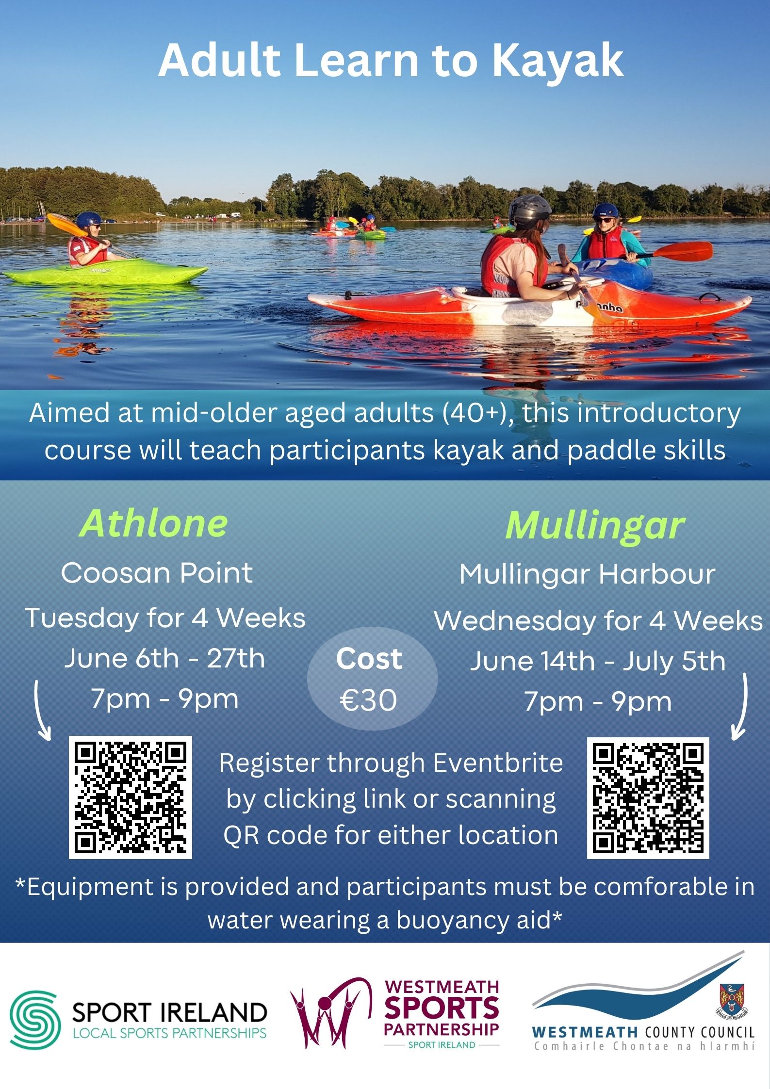 Adult Beginner Kayaking Course