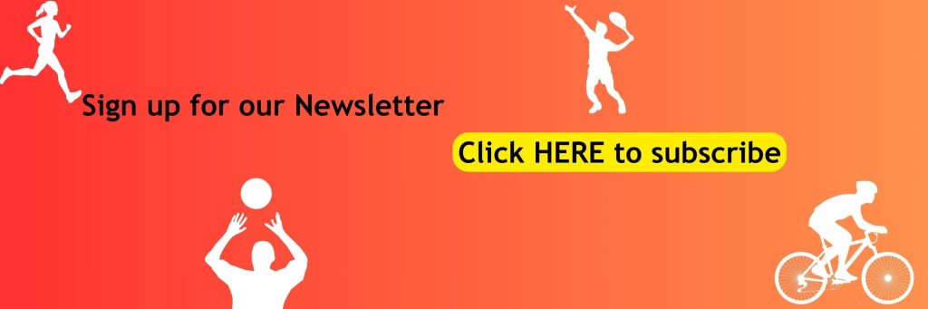 Image of figures in silhouette asking people to sign up to Westmeath Sports Partnership newsletter